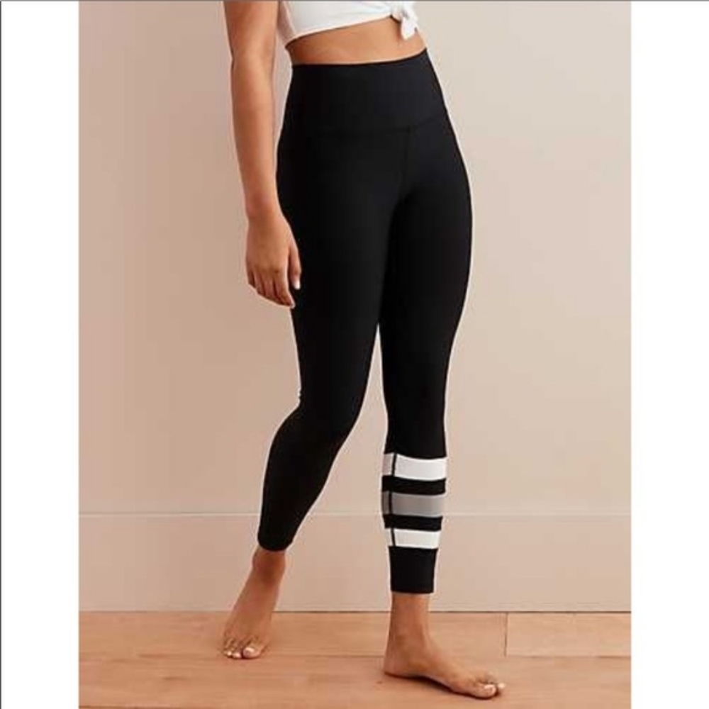 Aerie Legging Striped Leg